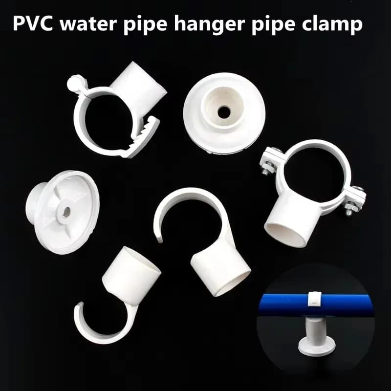 Collier de serrage pour tuyau d'eau en PVC, 20mm 25mm 32mm 40mm, tuyau PPR UPVC, Support de tuyau, connecteur d'irrigation de jardin, Tube dur, palourde