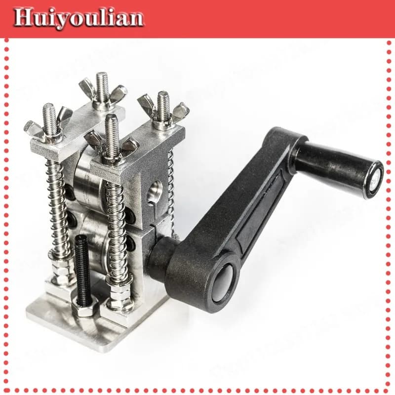 Outil de pressage de fil plat fait main DIY personnalisable pour l'incrustation de bijoux en argent