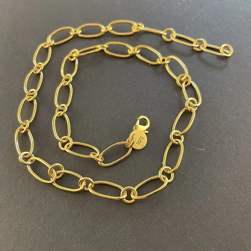 Collier en argent Sterling 925, plaqué or 18 carats, trombone, bijoux à breloques, cadeau de noël