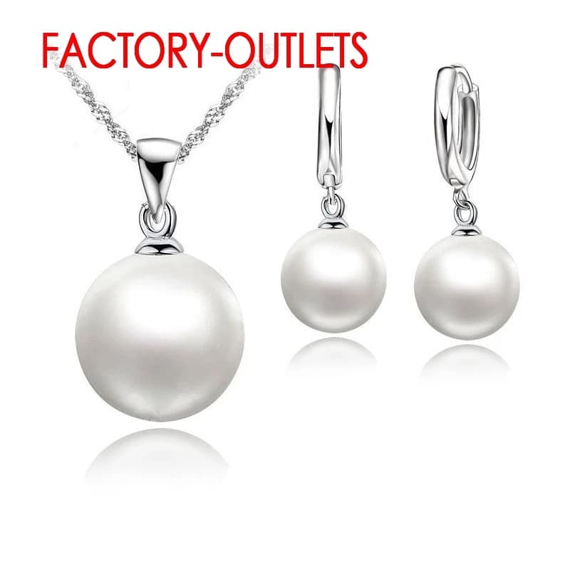 Ensemble de bijoux de mariée originaux en argent Sterling 925, bijoux à la mode en perles pour femmes et filles, cadeau d'anniversaire de fiançailles, vente en gros