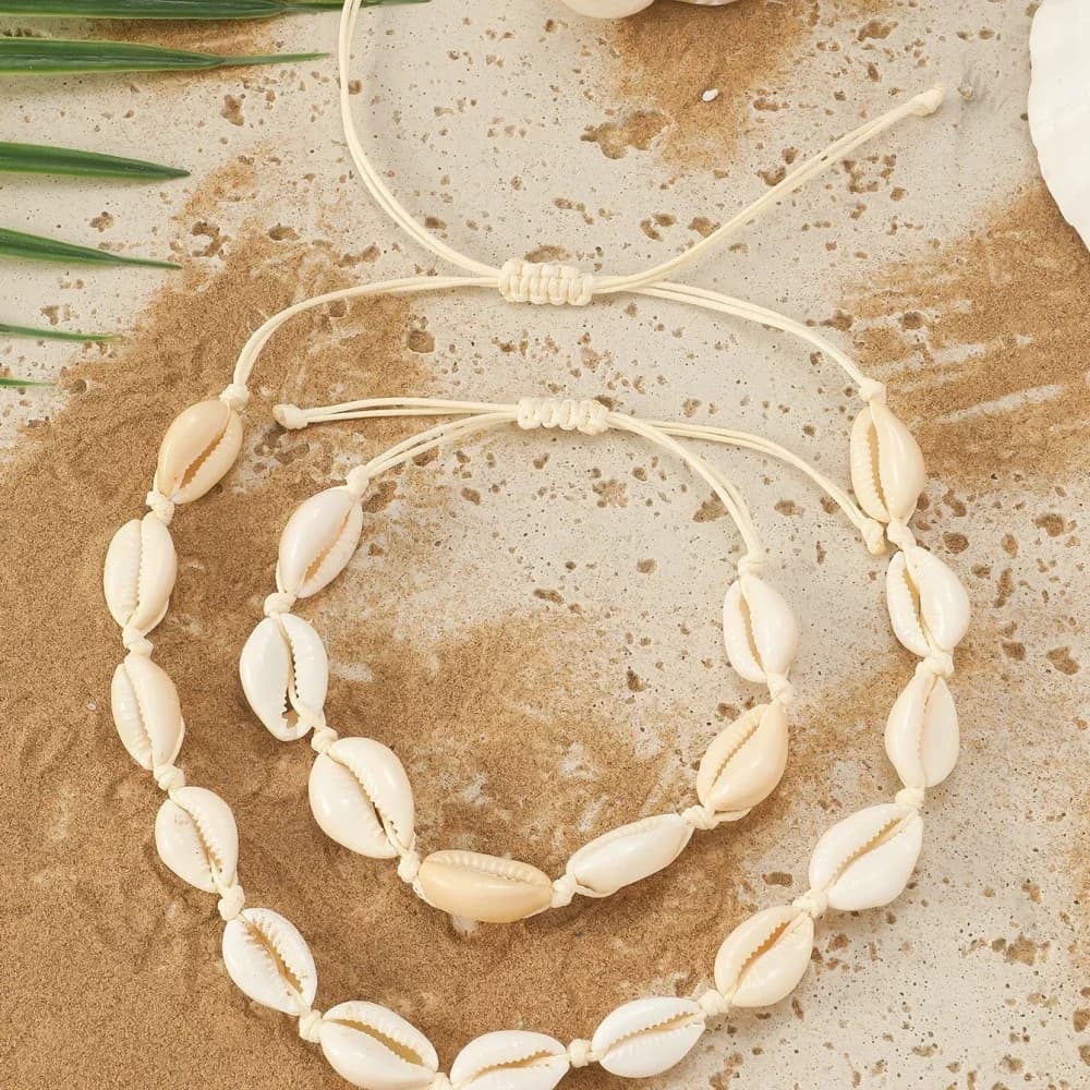 Collier et Bracelet Bohème Hawaïen Coquillage