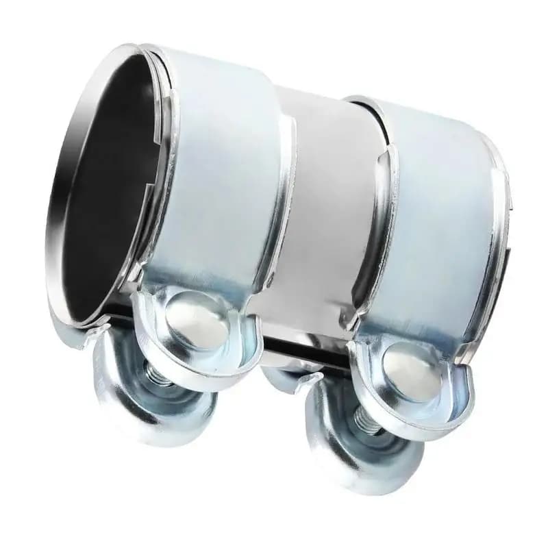 Collier de serrage d'échappement 45mm 50mm 55mm 60mm 65mm 70mm pour connexion de tube métallique, ajustement sécurisé pour réparation d'échappement automobile