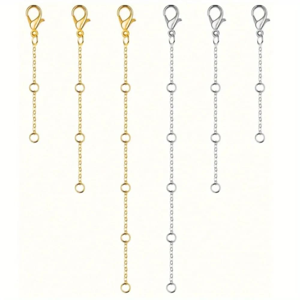 Nouveau fermoir à homard Plus chaîne de réglage de chaîne de queue, chaîne d'extension de bijoux, accessoires de collier simples