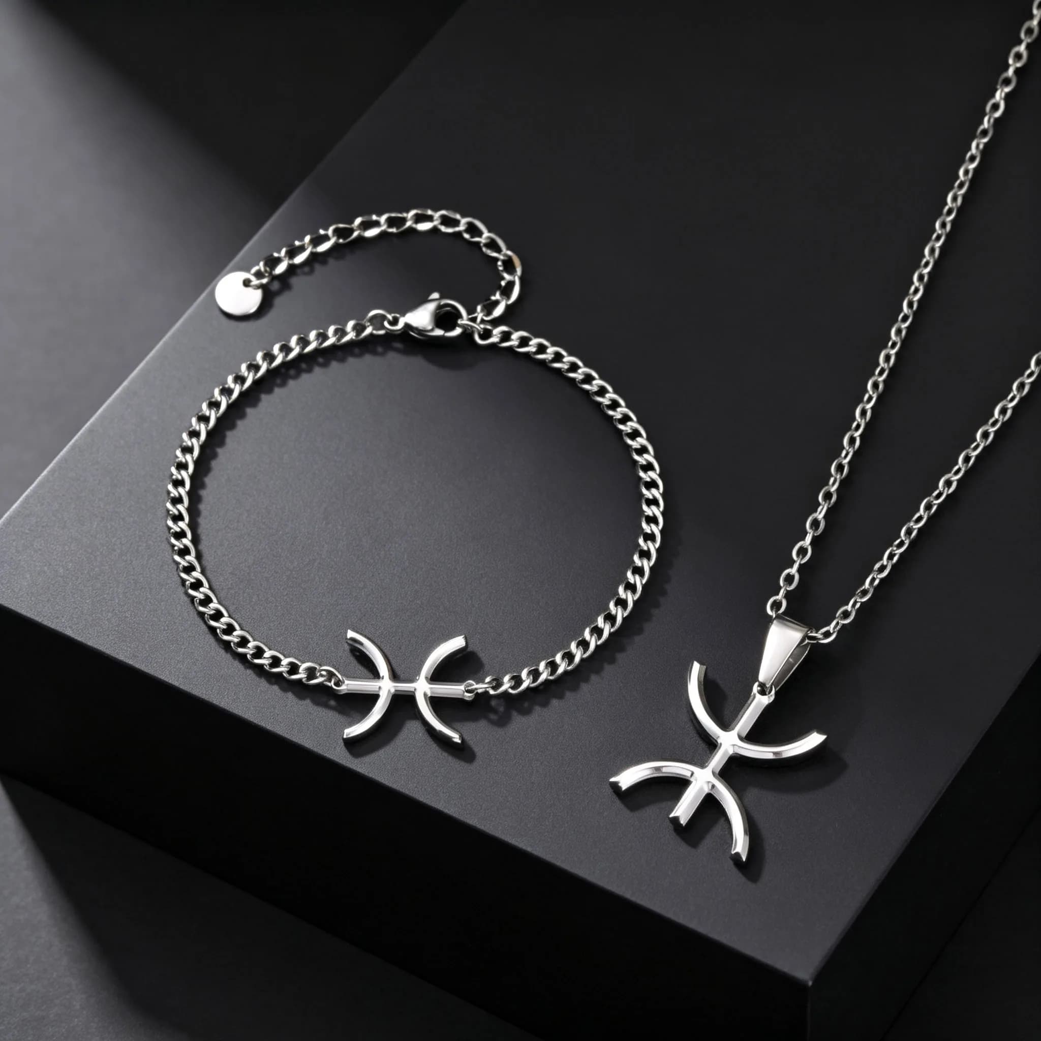 Collier et bracelet pour hommes