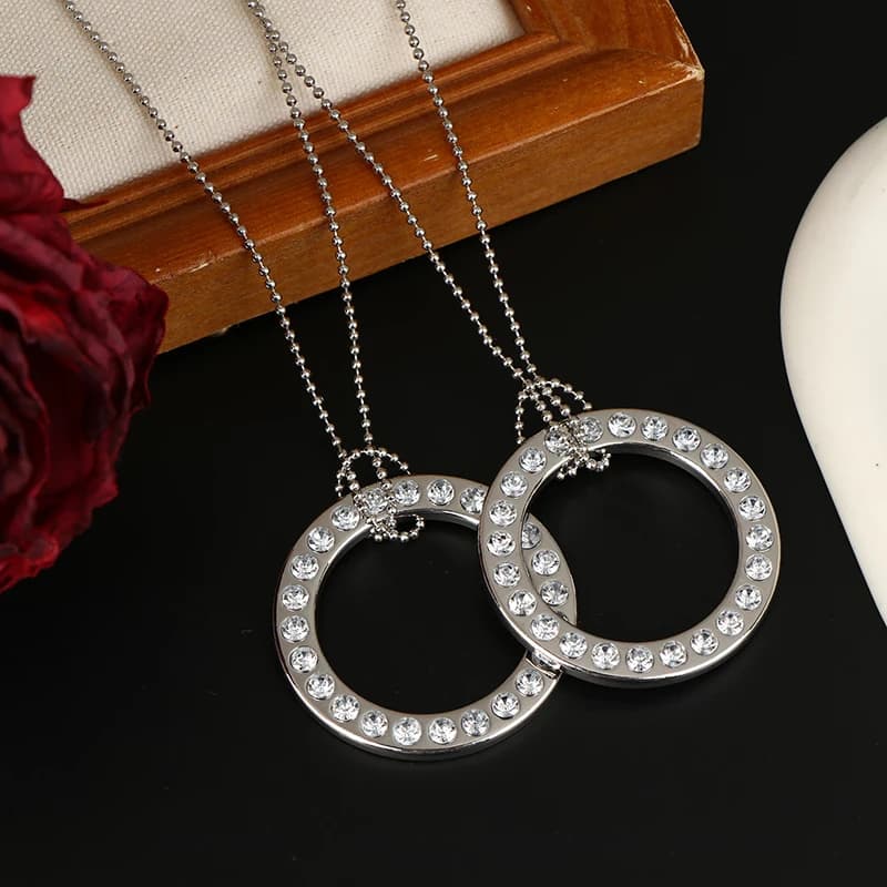 1/2 pièces bijoux anneau chaîne tours de magie anneau de liaison magie magicien gros plan accessoires cerceaux magiques jeu spectacle jouer cadeau