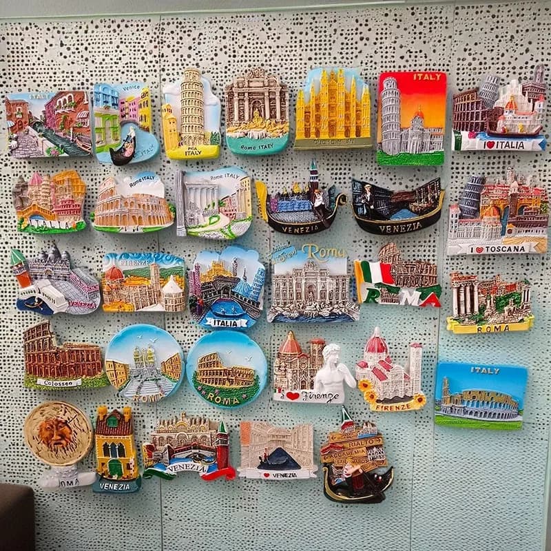 Aimants de réfrigérateur Europe Venise City Autocollant de réfrigérateur Autocollant de réfrigérateur italien Souvenir touristique Fabricant créatif 3D