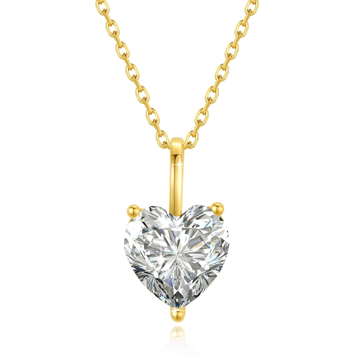 Colliers Moissanite en or 14K