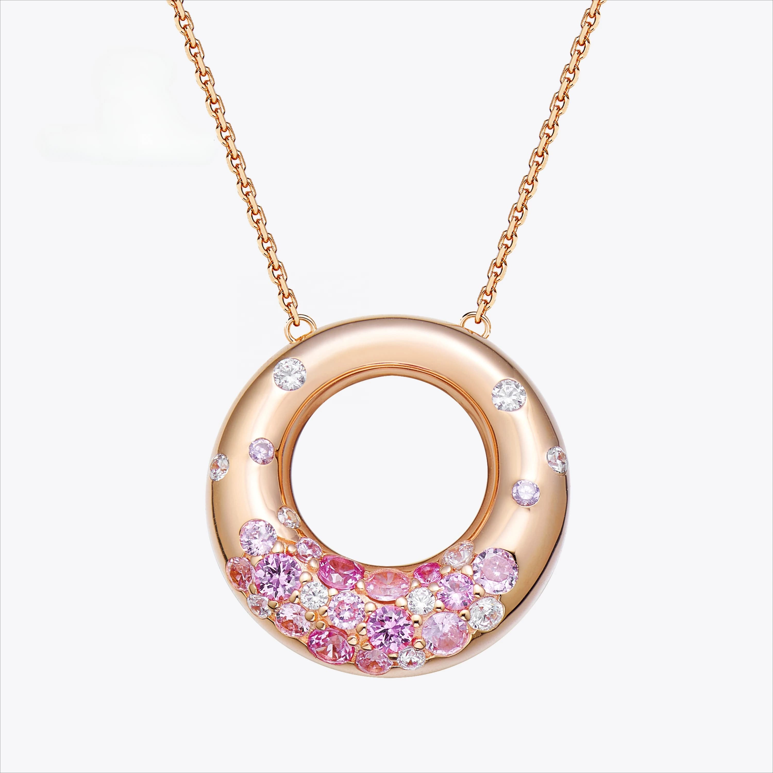 Collier beignet, collier en argent 925