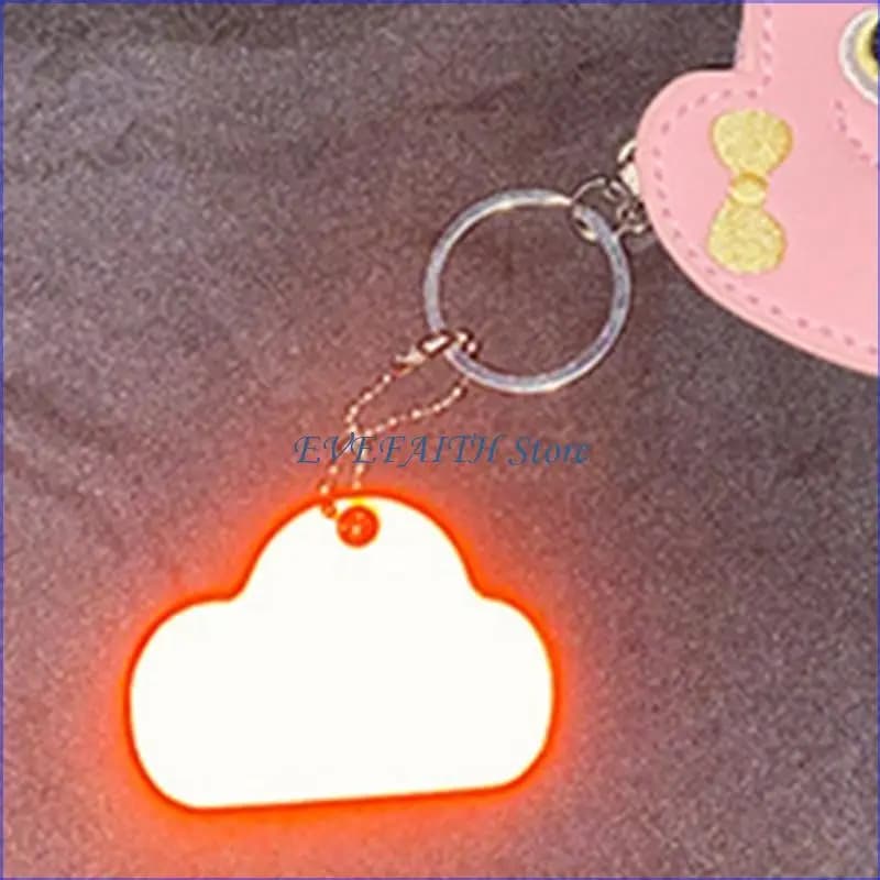 Pendentif réfléchissant résistant aux intempéries 124B, breloque réfléchissante, breloque ABS pour en toute sécurité