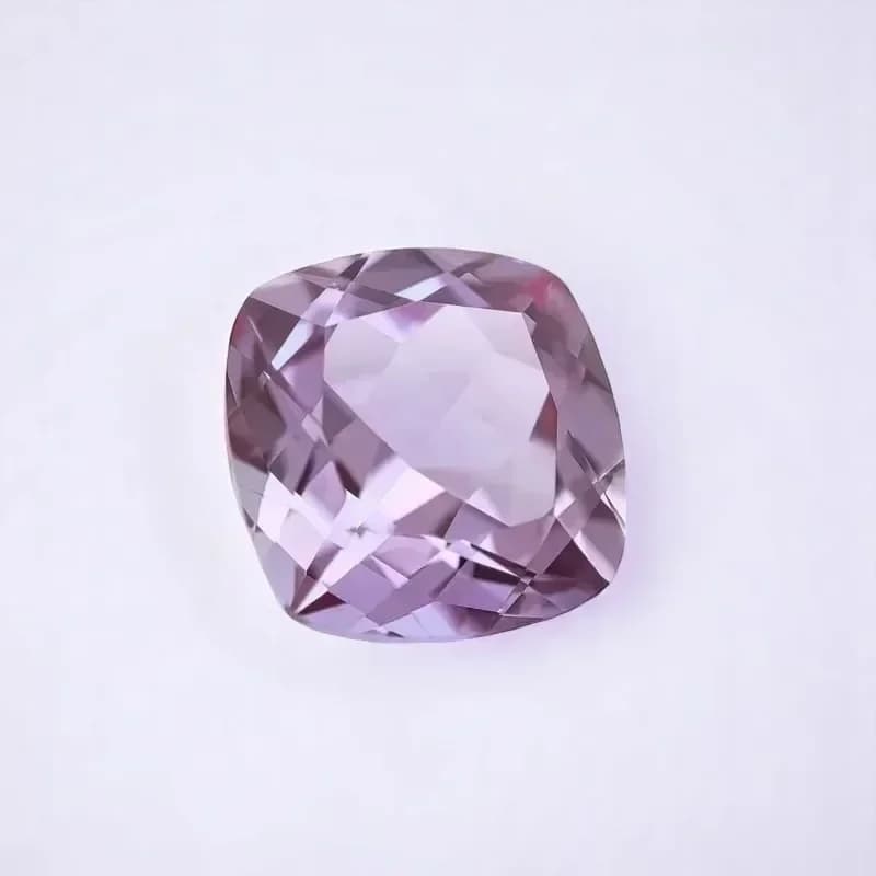 Pierre d'Alexandrite de laboratoire, forme coussin carrée, couleur violette, breloques sélectionnables, certificat AGL pour la fabrication de bijoux DIY