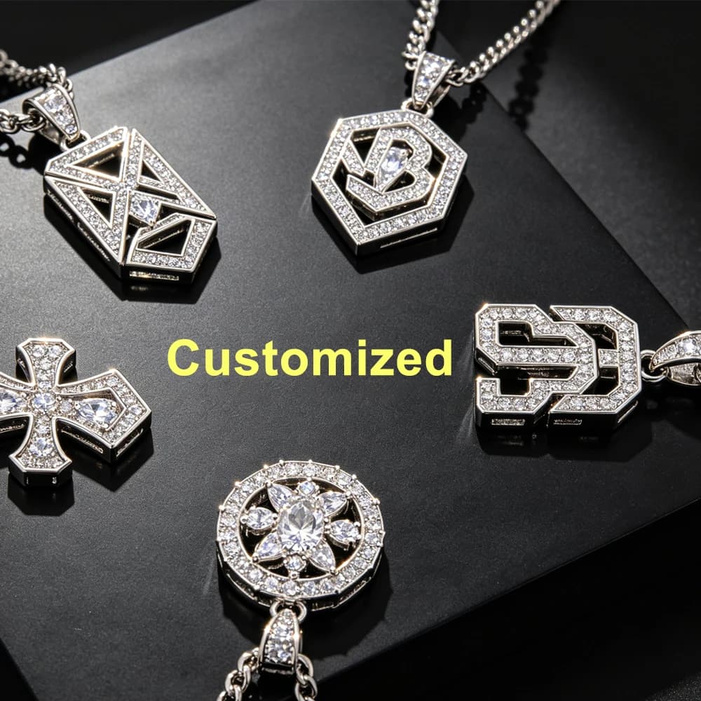 Lien personnalisé, accessoires de bijouterie hip-hop