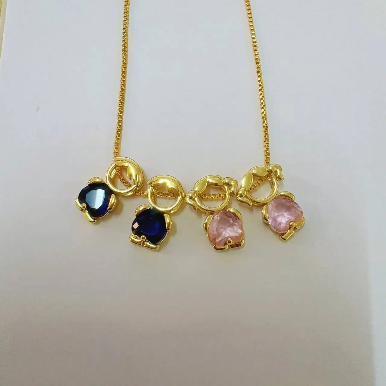 Nidin – collier avec pendentif personnalisé pour garçon et fille, avec breloque en forme de cœur, pierre de naissance, pour maman, bijoux pour la fête des mères, cadeaux raffinés