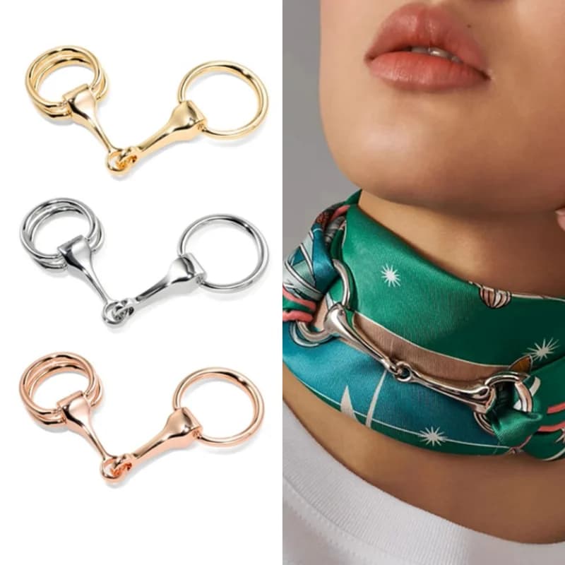 Anneau de fixation pour foulard
