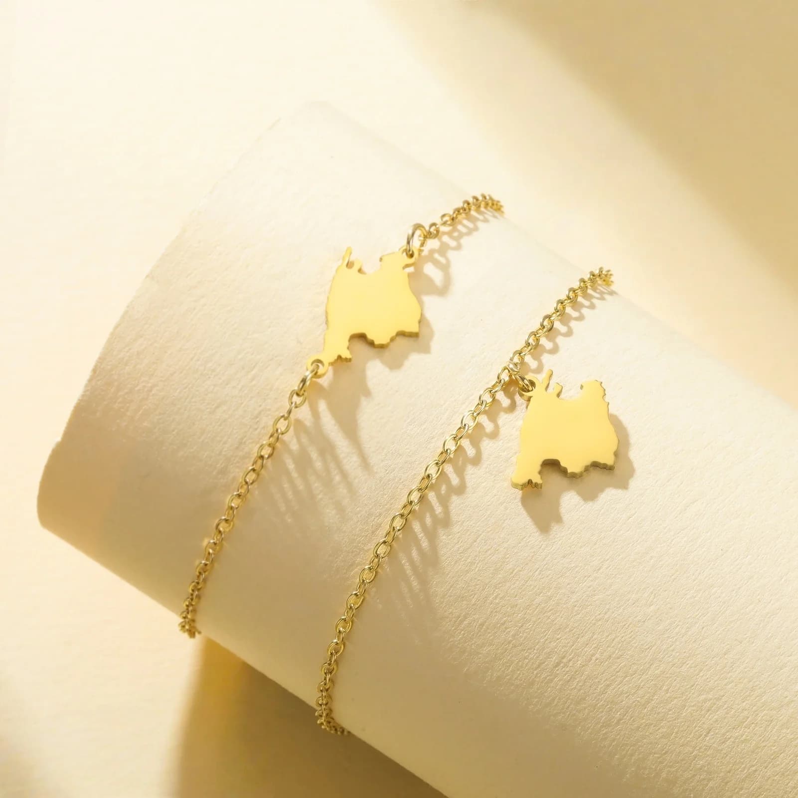 Bracelet porte-bonheur de l'île espagnole de Majorque, en acier inoxydable, bijou cadeau pour femme