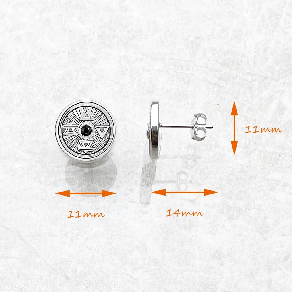 Boucles d'oreilles en argent sterling 925 véritable