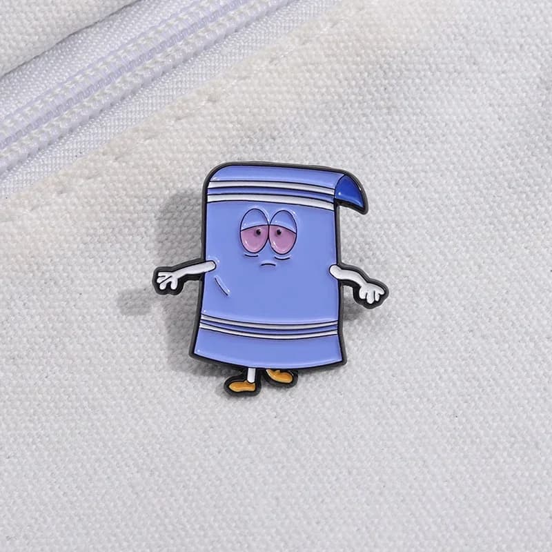 Serviette personnage d'anime émail broche bijoux dessin animé