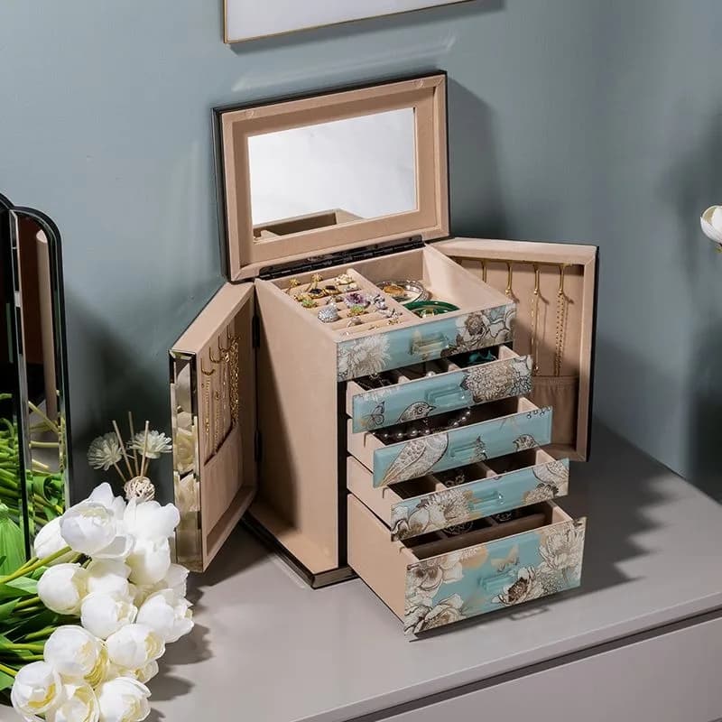 Grande boîte à bijoux de luxe