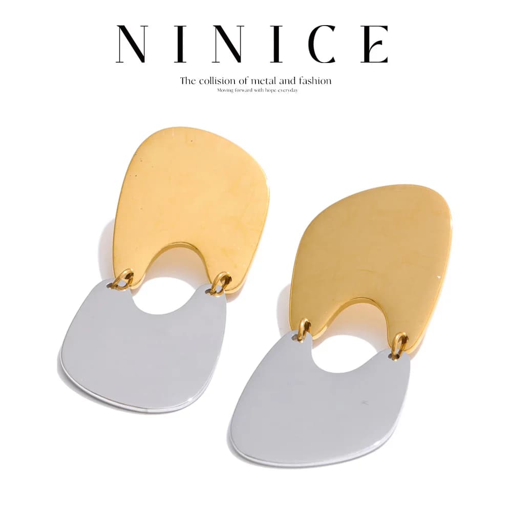 NiNice boucles d'oreilles pour femmes choix bijoux personnalité Unique Design à la mode mode tendance tempérament cadeau nouveau vente en gros