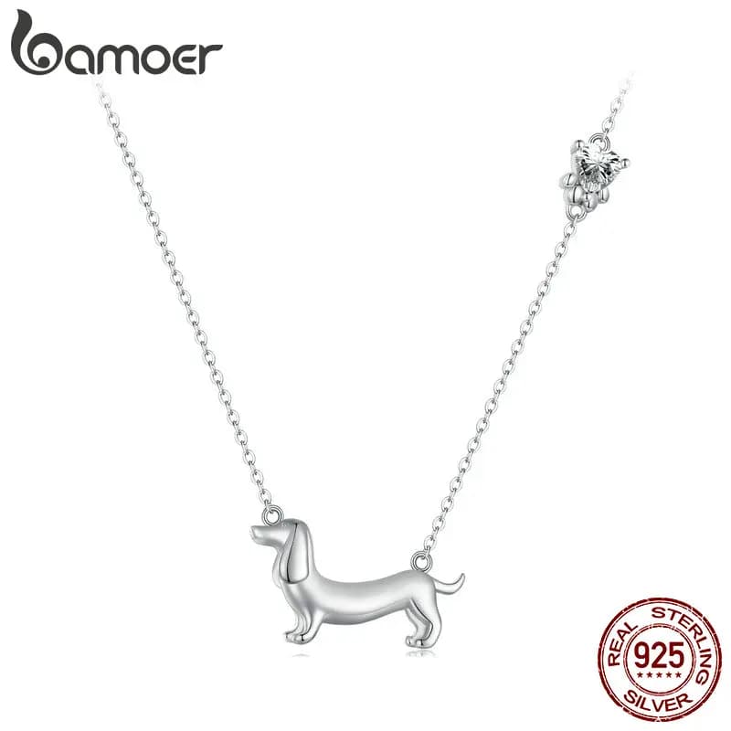 BAMOER – collier en argent Sterling 925 avec Zircon