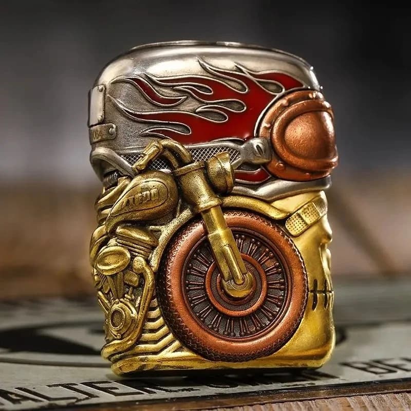 NOUVEAU Briquet à essence Night Light Fearless Knight
