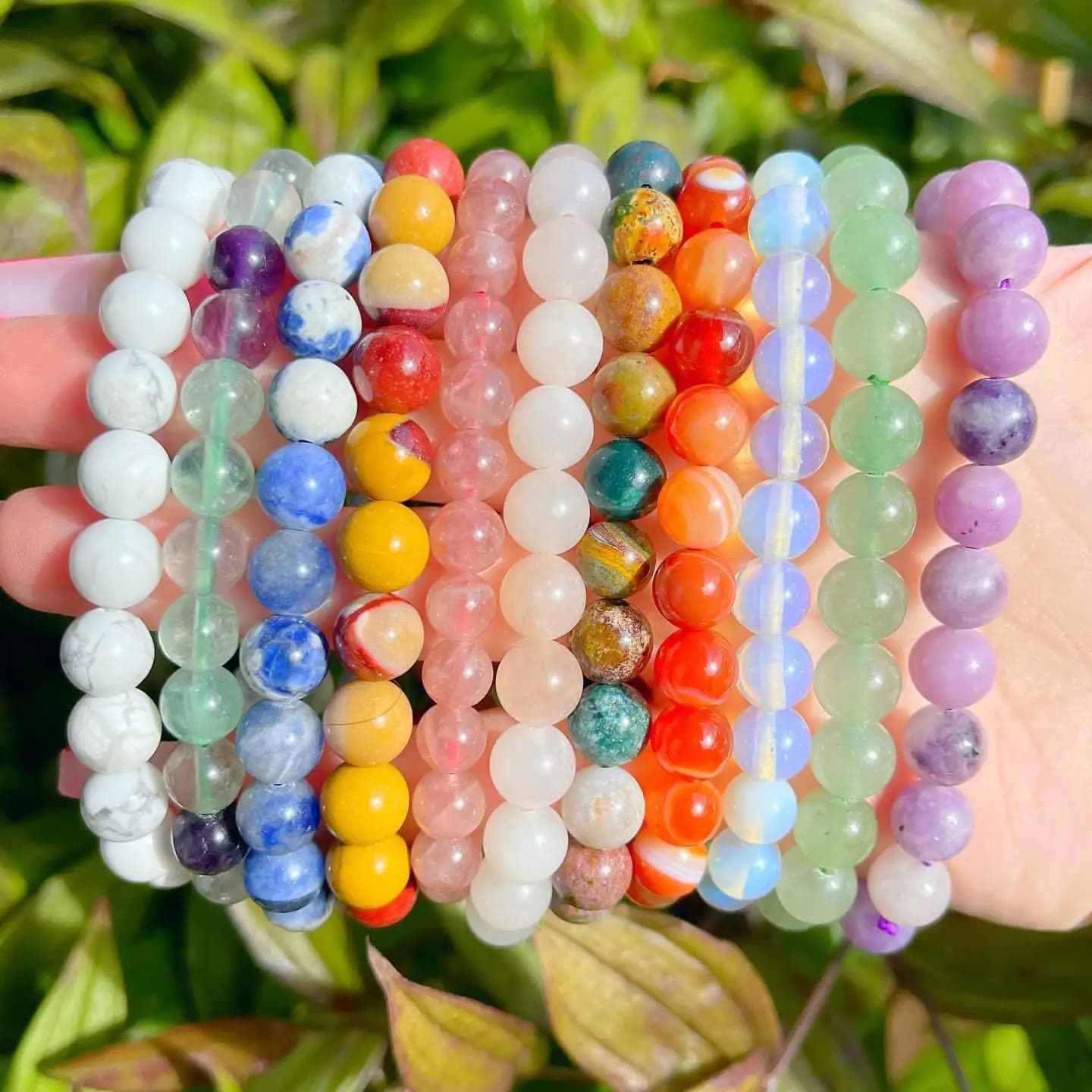 Soul és-Bracelet en Pierre Volcanique Naturelle pour Homme, Perles artificiel astiques, Bijoux pour Couple et Amis, 6/8mm
