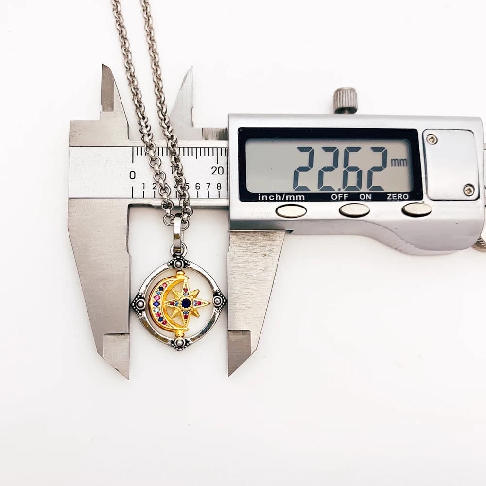 Étoile et lune pendentif doré lien chaîne collier été flambant neuf bijoux fins Europe 925 en argent Sterling cadeau chanceux pour les femmes