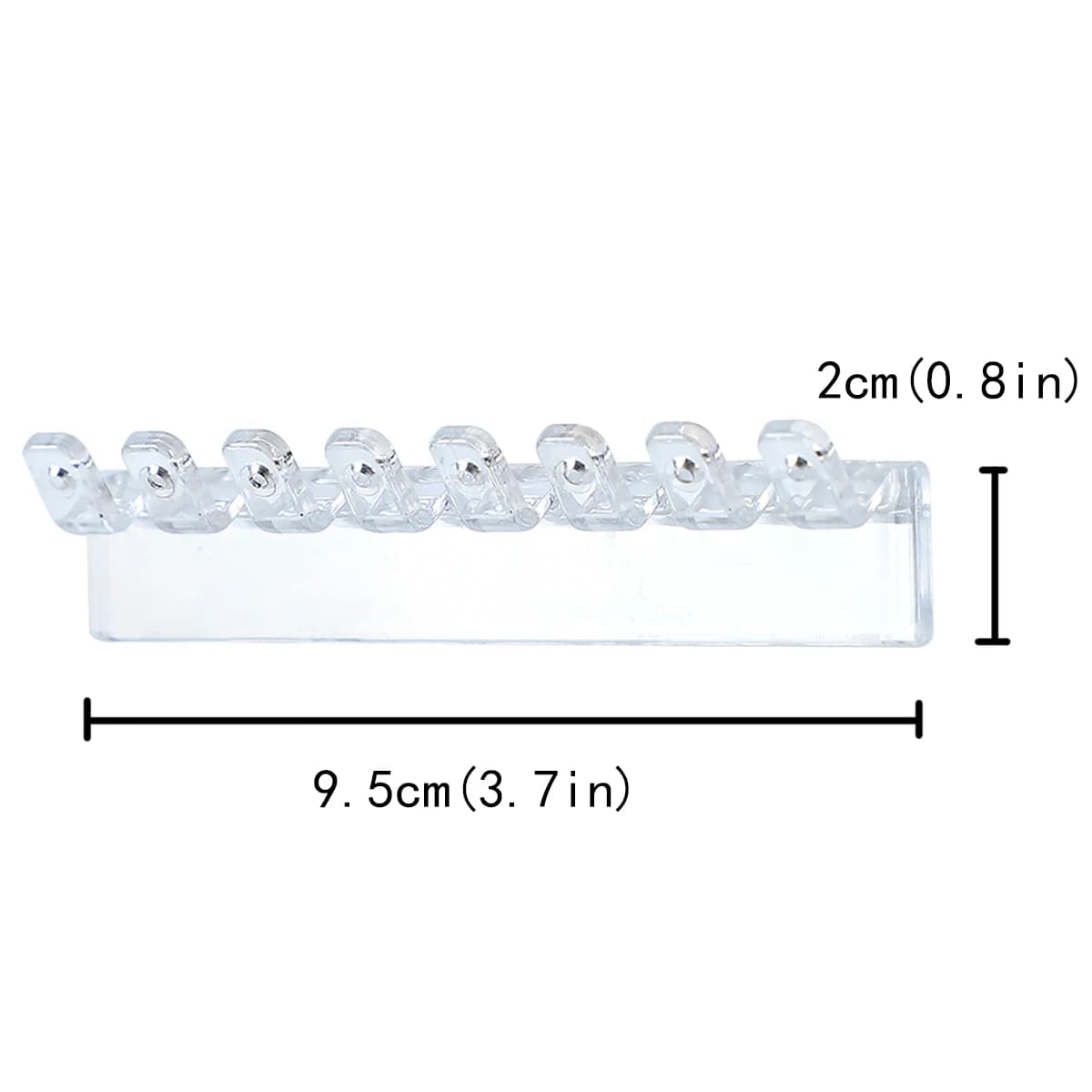 Paquet de 3 porte-colliers, organisateur de colliers mural avec 8 crochets, pour suspendre des bijoux, des bracelets, des bracelets et des bagues
