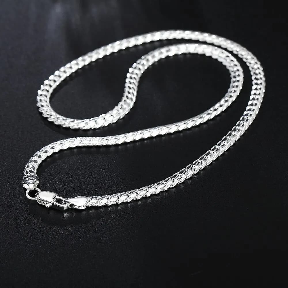 Collier en argent pour homme et femme