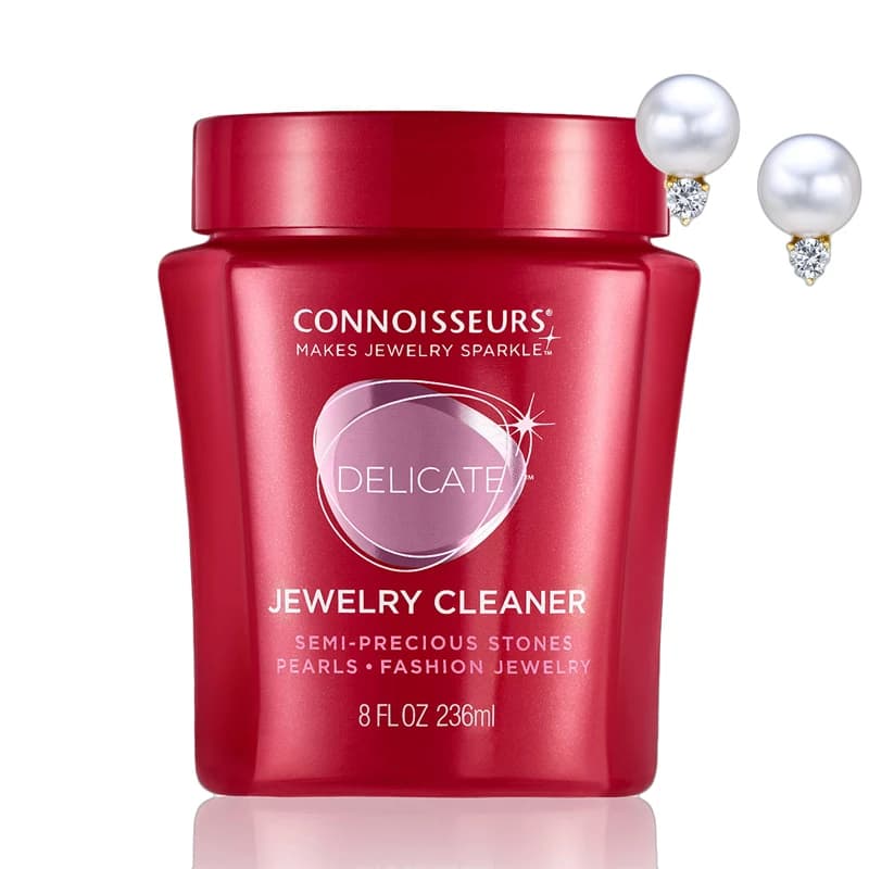 Connoisseurs Nettoyant pour bijoux délicats 236 ml Formule douce sans ammoniaque pour perles, opales, corail et bijoux fantaisie