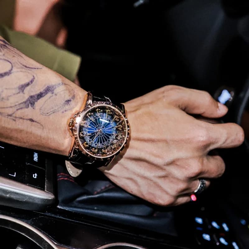 Montres à Quartz pour hommes douze chevaliers de la Table ronde montre pour hommes de haute qualité homme sport marques de luxe étanche hommes