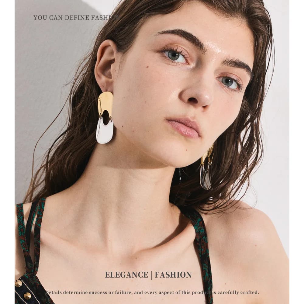 NiNice boucles d'oreilles pour femmes choix bijoux personnalité Unique Design à la mode mode tendance tempérament cadeau nouveau vente en gros
