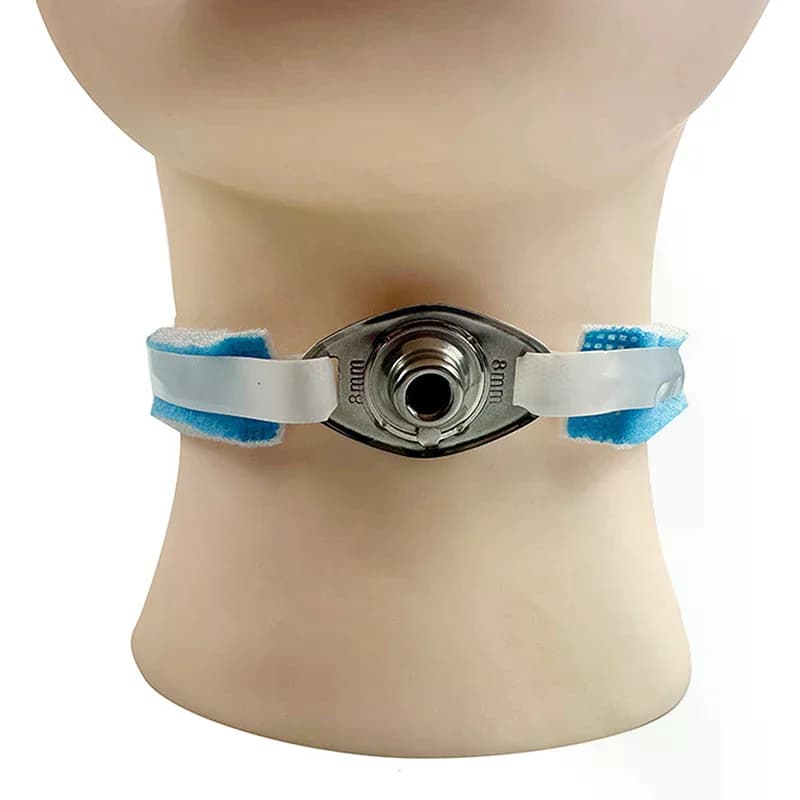 Collier de maintien réglable pour tube de trachéotomie
