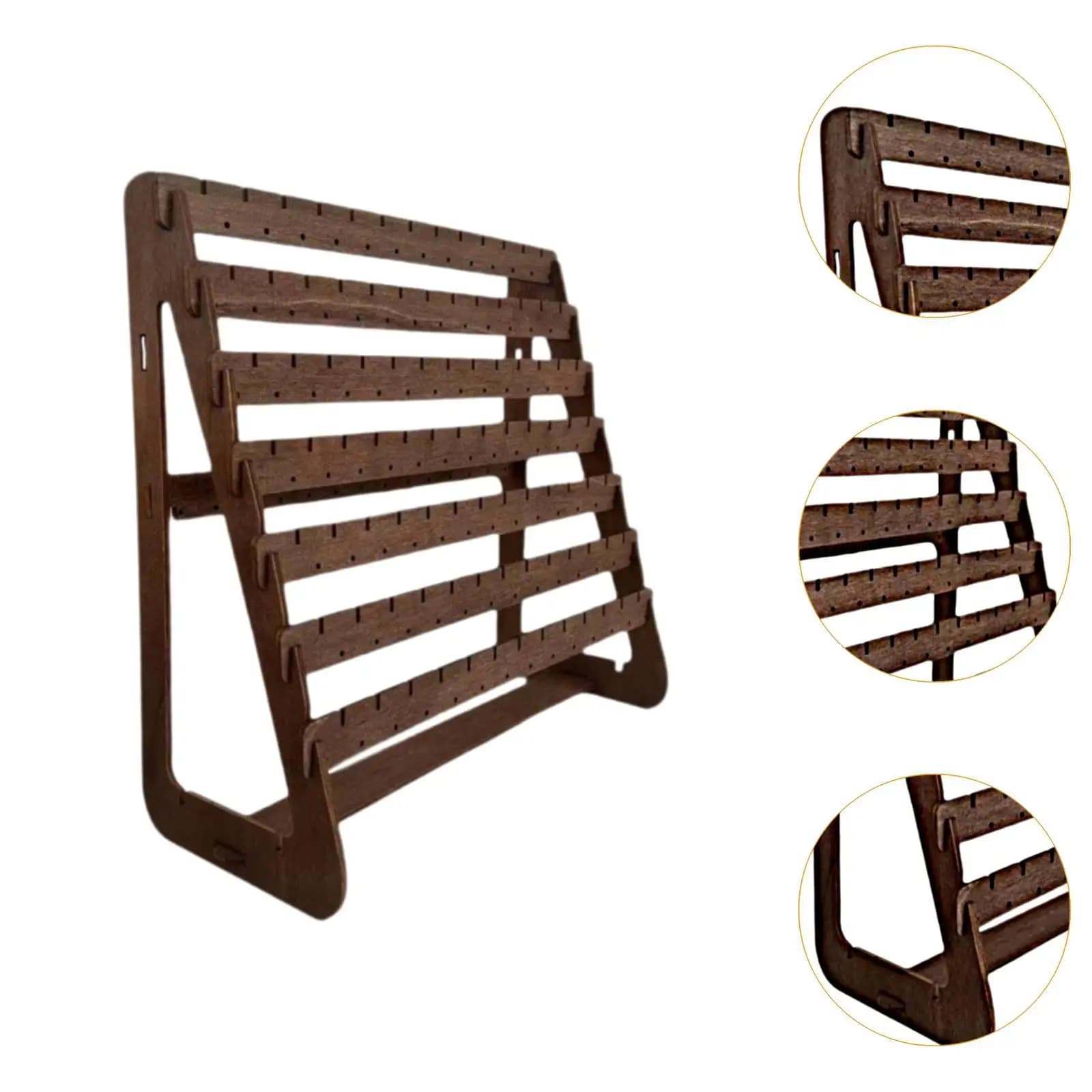Présentoir à Boucles d'Oreilles Créatif, Organisateur de Bijoux, Support de Rangement pour Bijouterie, Commode et Vitrine