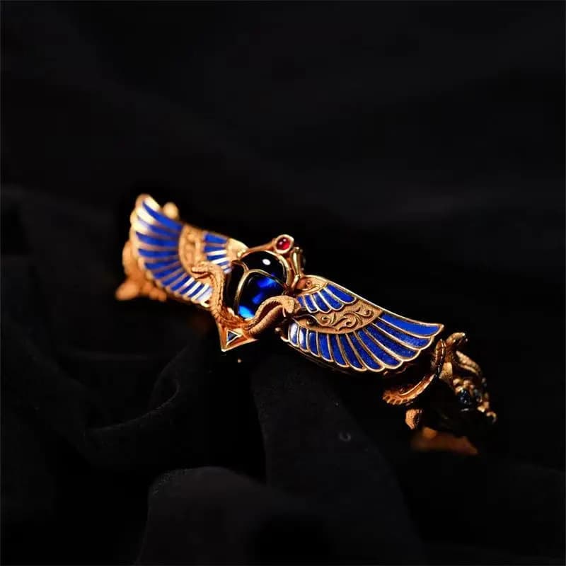 Bracelet égyptien pour femmes, Bracelet à main égyptien, bijoux Vintage