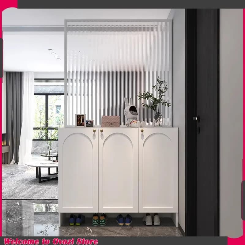 Armoire d'entrée moderne en verre pour bijoux, meuble de salon robuste, présentoir de chaussures, Woonkamer Kasten, meubles de maison