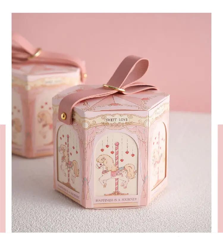 Boîte à bonbons vide pour cadeau d'anniversaire, souvenir, pleine lune, banquets des cent jours, boîte à bonbons joyeuse, emballage cadeau de mariage