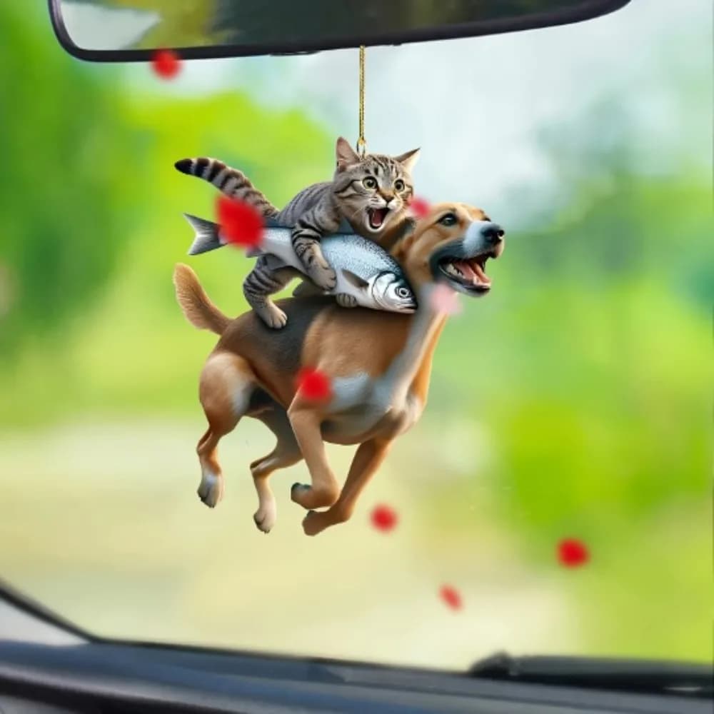 Pendentif de voiture amusant
