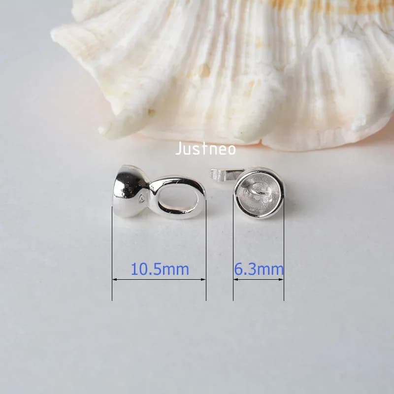 Fermoir de collier en argent regardé 925 massif, composants de bijoux de bricolage, collier, bracelet
