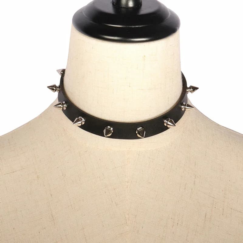 Anime Oosaki Nana Cosplay mode Punk collier Sexy Rivet cuir corde tour de cou ensemble de bijoux boucles d'oreilles Bracelet anneaux accessoires