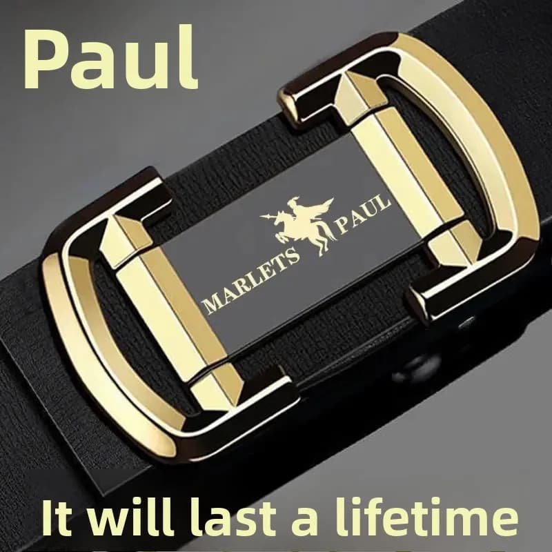Ceinture à boucle en alliage pour hommes, décontractée, à la mode, fermoir intérieur, Style de rue, sensation haut de gamme, ceinture en cuir pour hommes