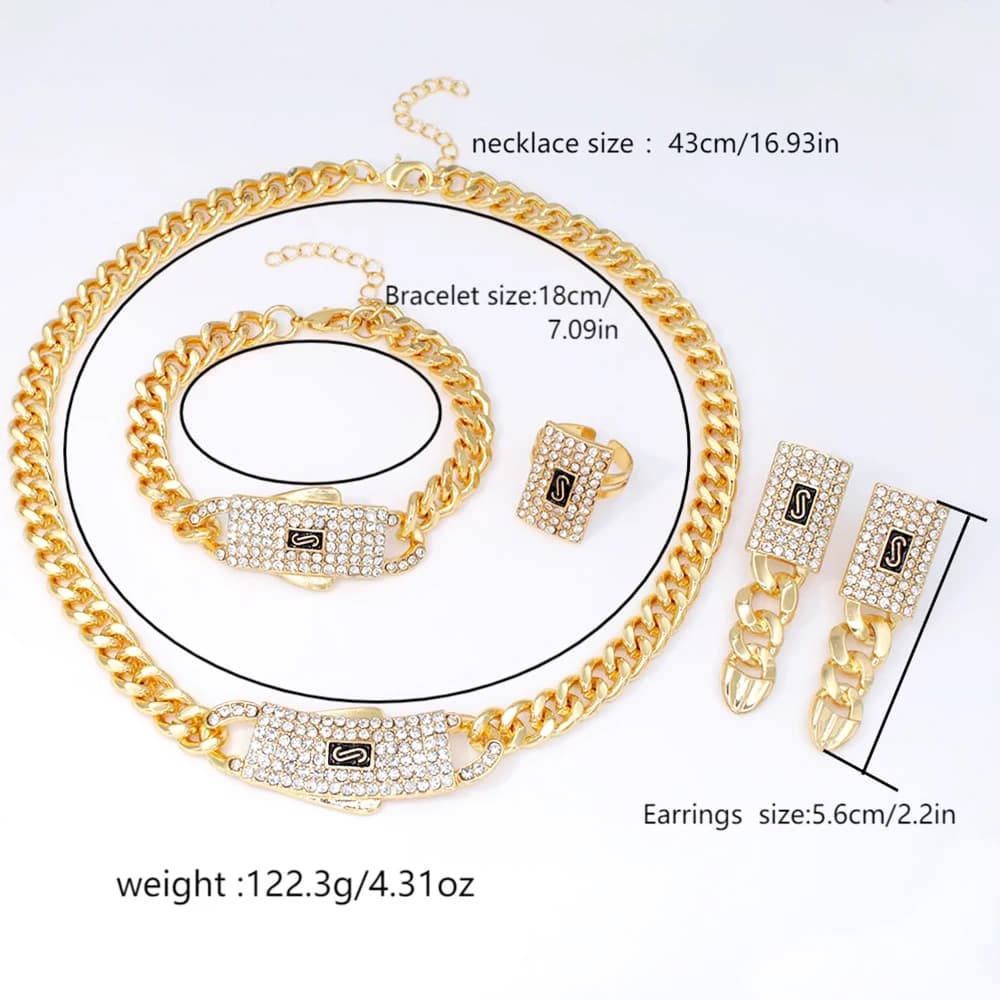GZJPEI Monaco chaîne 18K plaqué or