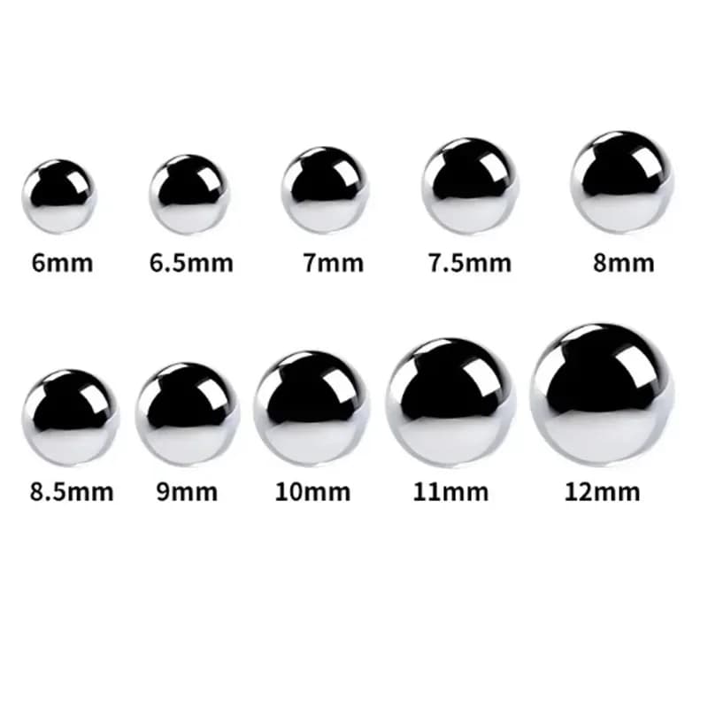Boules en acier massif, boule de fer 6 6,5 7 7,5 8 8,5 9 9,5 10 11 12 mm