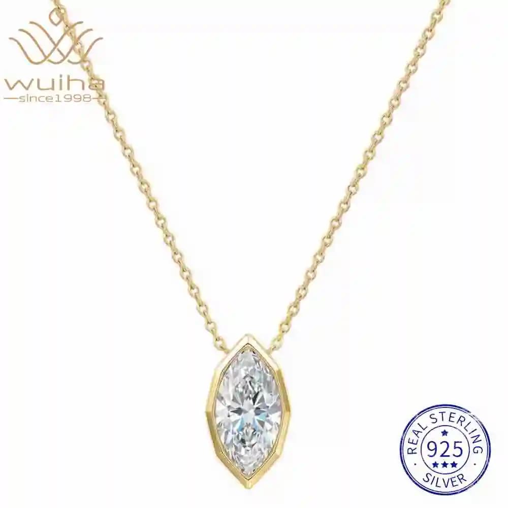 WUIHA – collier avec pendentif en argent Sterling 925