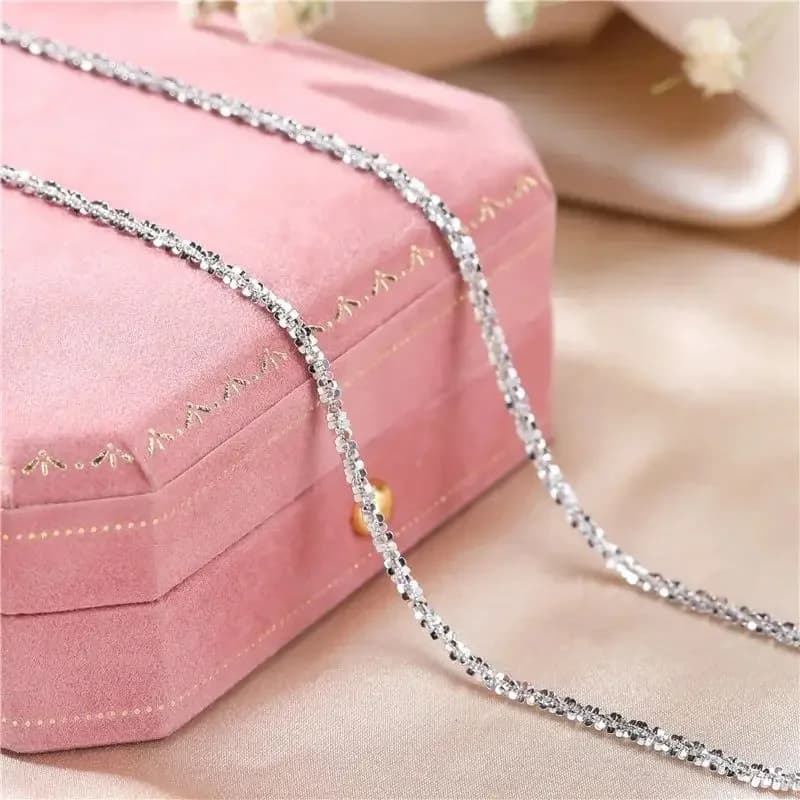 Collier en argent sterling S925 2 mm
