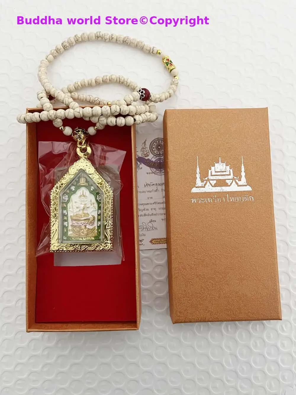 Talisman exclusif # asie thaïlande Temple pendentif figure de bouddha à quatre faces amulette efficace bénédiction sécurité bonne fortune