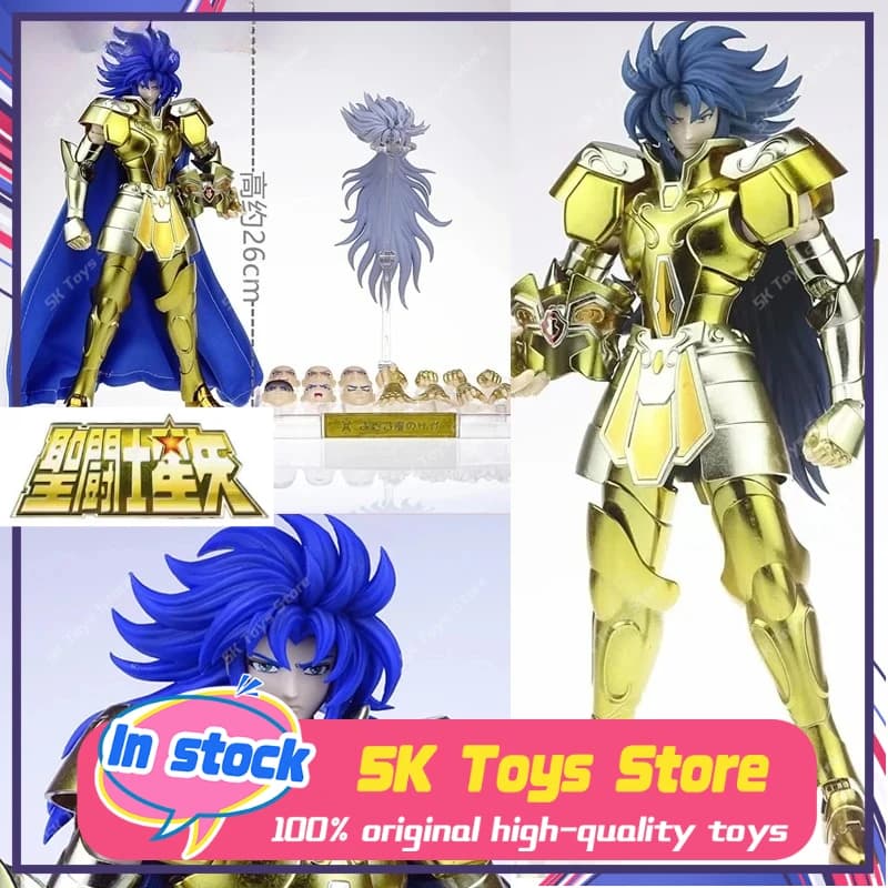 JM.MST Saint Seiya Myth Cloth Leo/Lion Aiolia Gemini Saga Kanon Plus 3.0/Crown Gold Knights of the Zodiac Action Figure