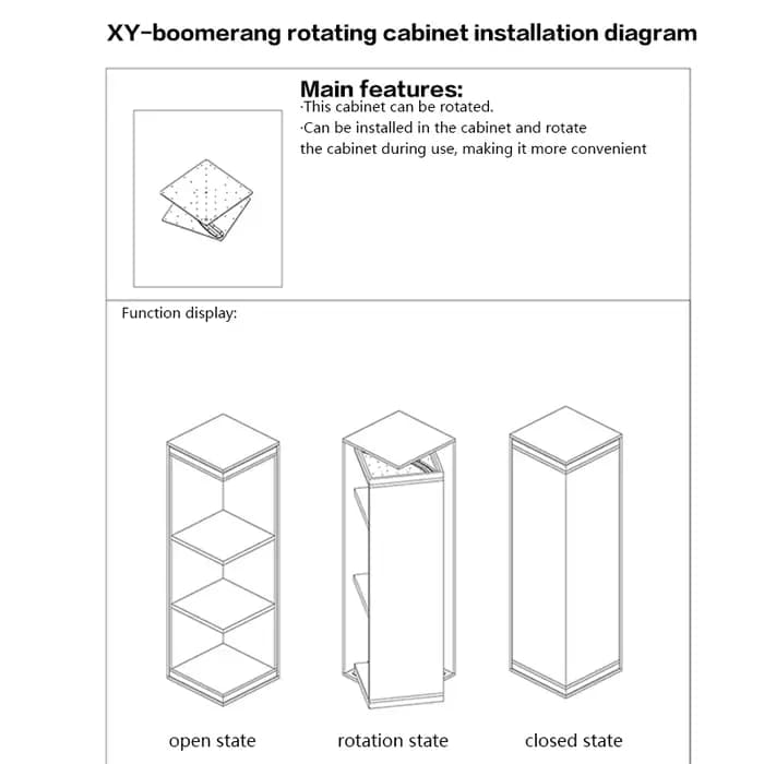 Armoire Rotative Résistante à 360