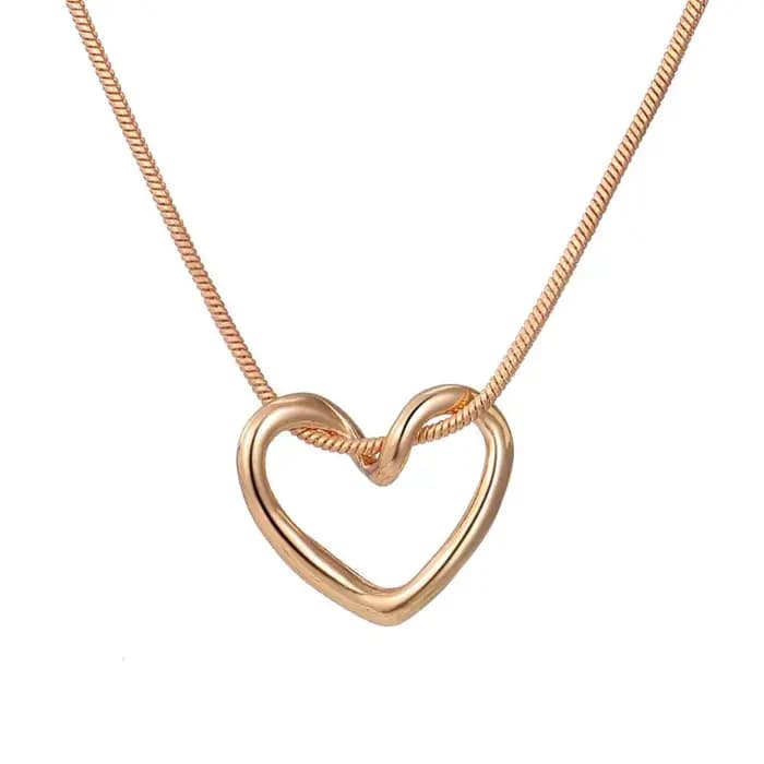 Collier en forme de cœur pour femmes