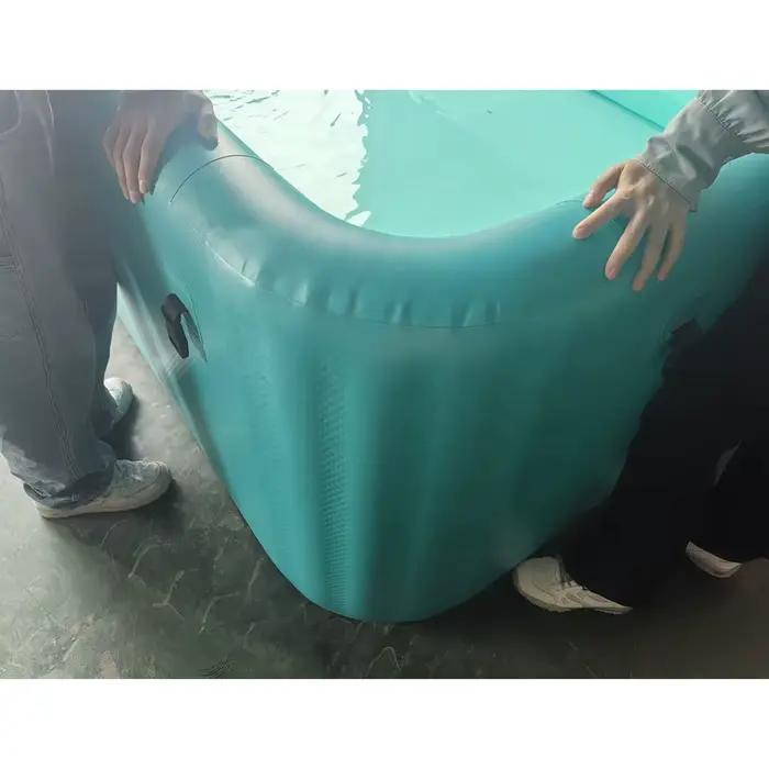 Piscines gonflables, piscine hors sol gonflable carrée, pour utilisation en extérieur dans la cour.