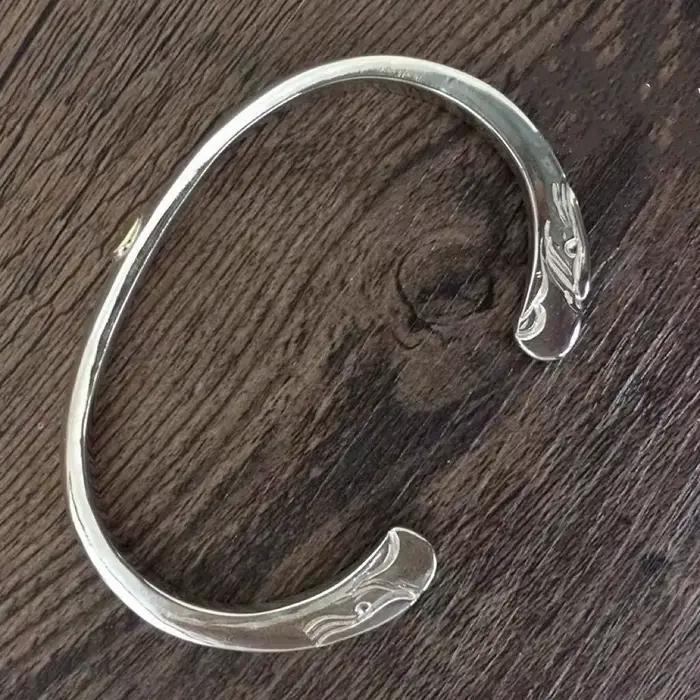 Bracelet aigle à quatre yeux, bracelet de couple d'oiseaux volants dorés, réglable, jeune